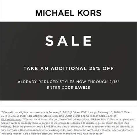 michael kors online promo code|michael kors promo code today.